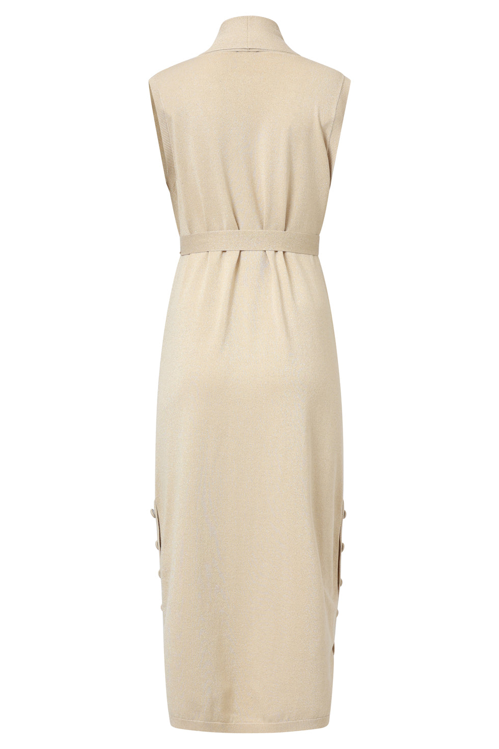 25504 Damesgilet Met Lurex | Sand