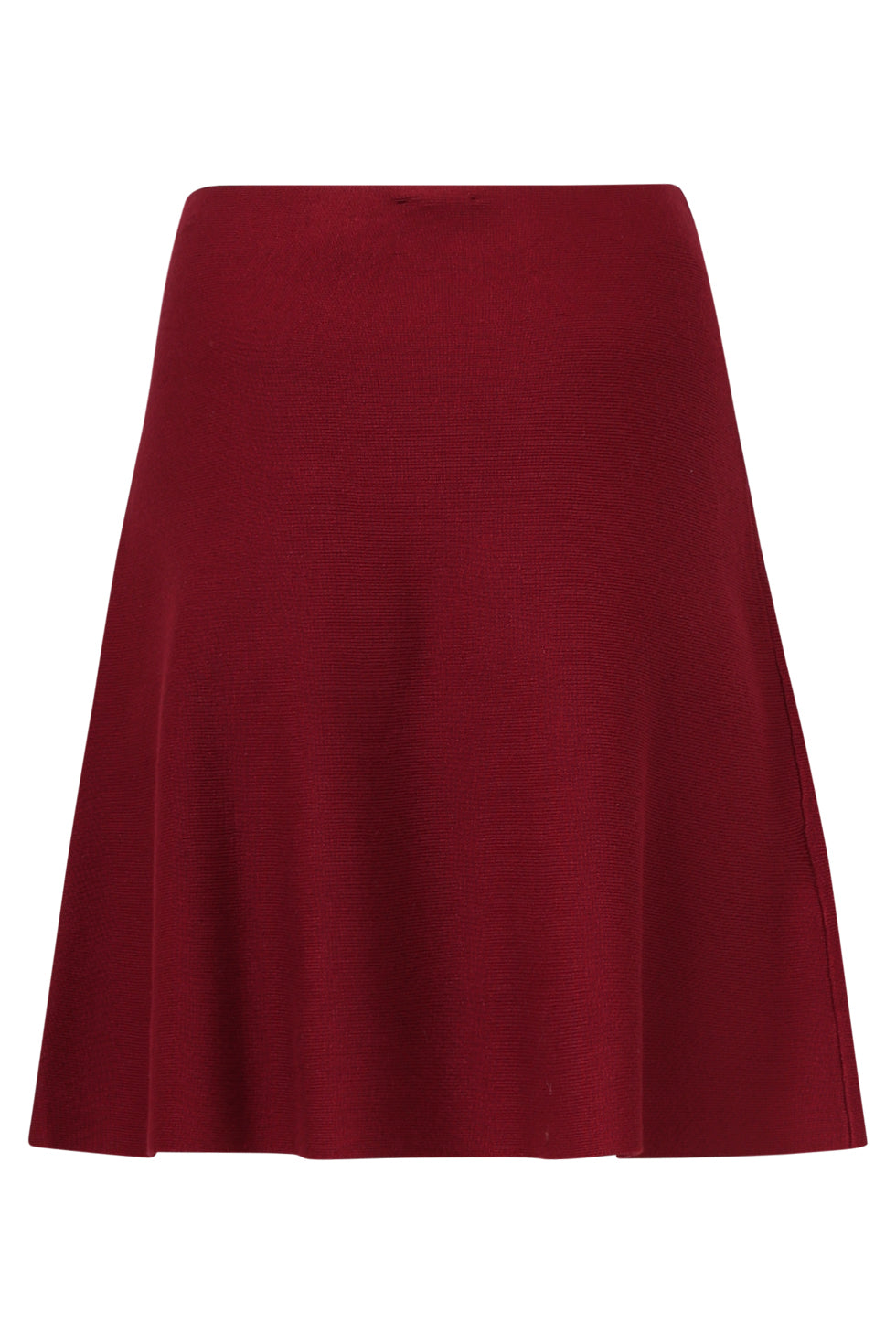 25506 Smashed Lemon Damesgeknoopt Gebreide Rok | Bordeaux