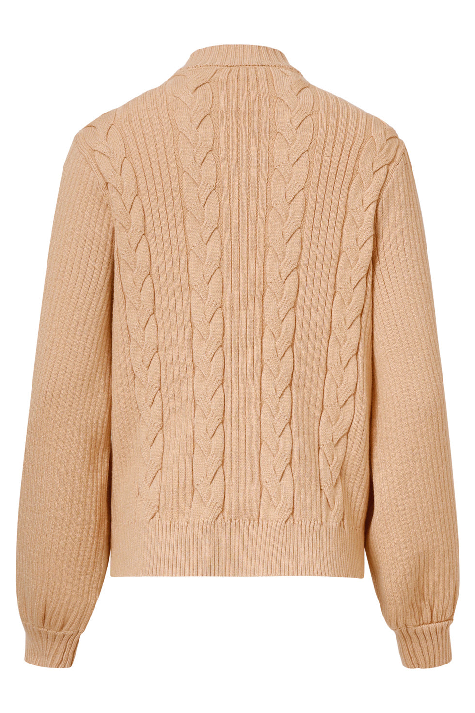 25508 Damesgestructureerd Gebreide Trui | Camel