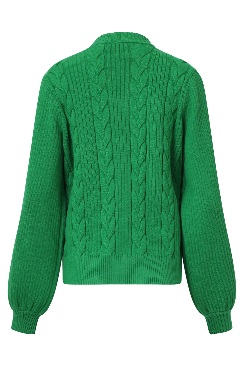 25508 Smashed Lemon Damesgestructureerd Gebreide Trui | Green