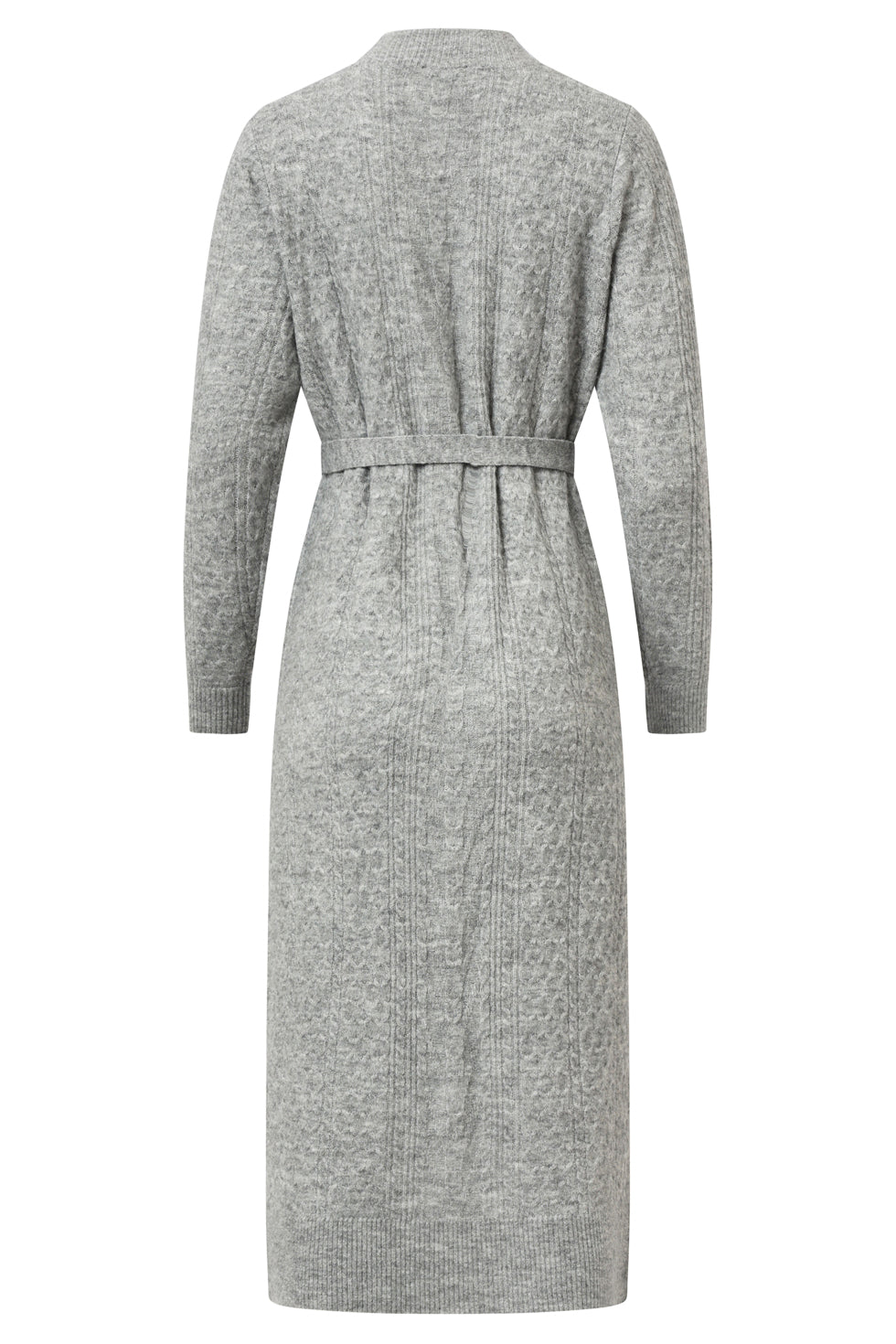 25510 Damesgebreide Maxi Jurk | Grey