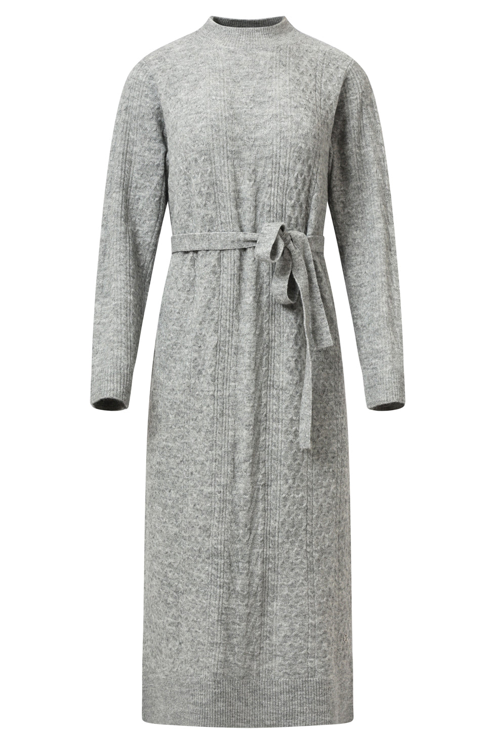 25510 Smashed Lemon Damesgebreide Maxi Jurk | Grey