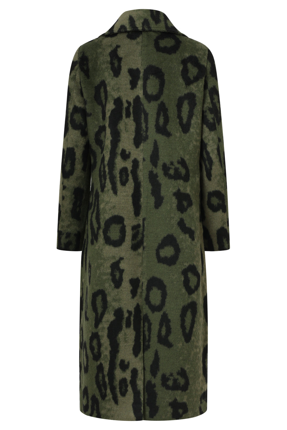 25541 DierenprInt Jas in Army Met Zwart | Army - Black