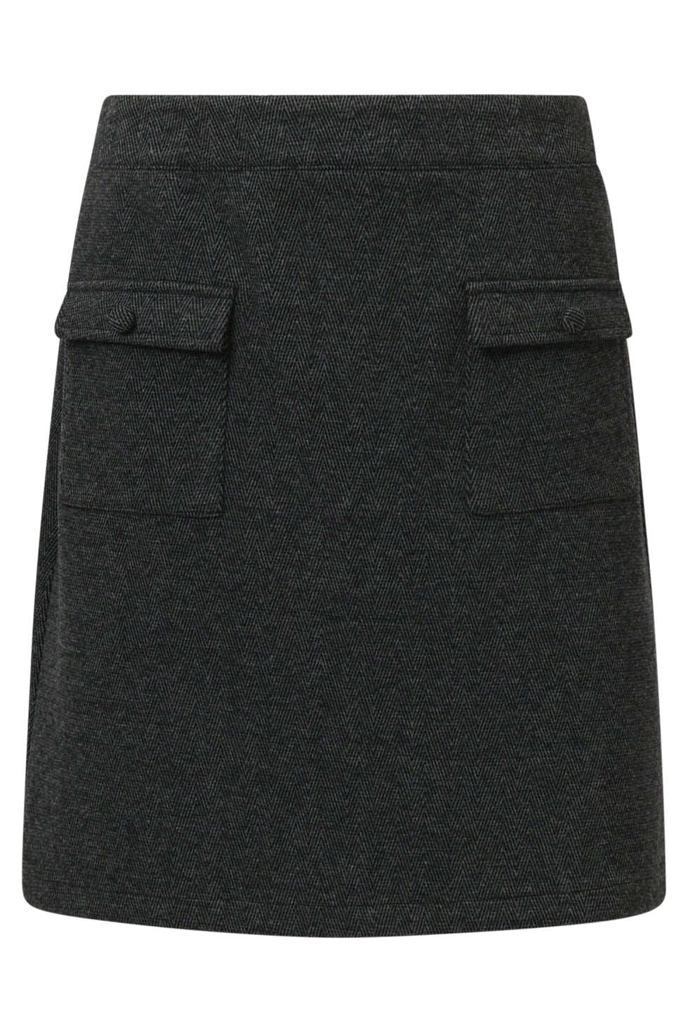 25615 Damesgetailleerde Rok Zand | Charcoal