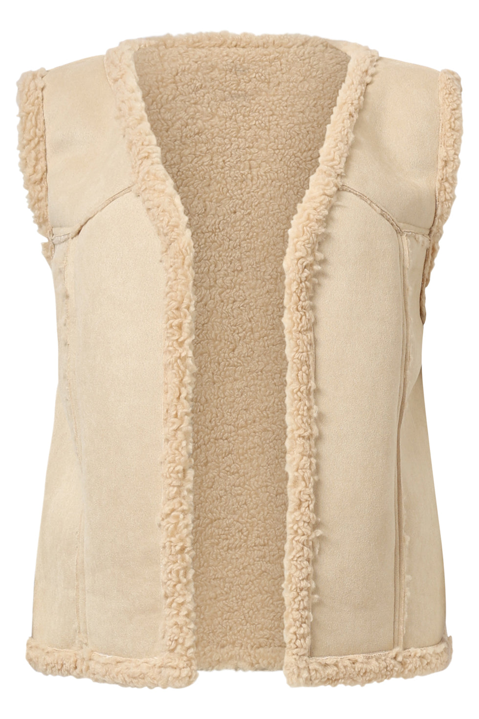 25619 Dameslammy Gilet | Sand