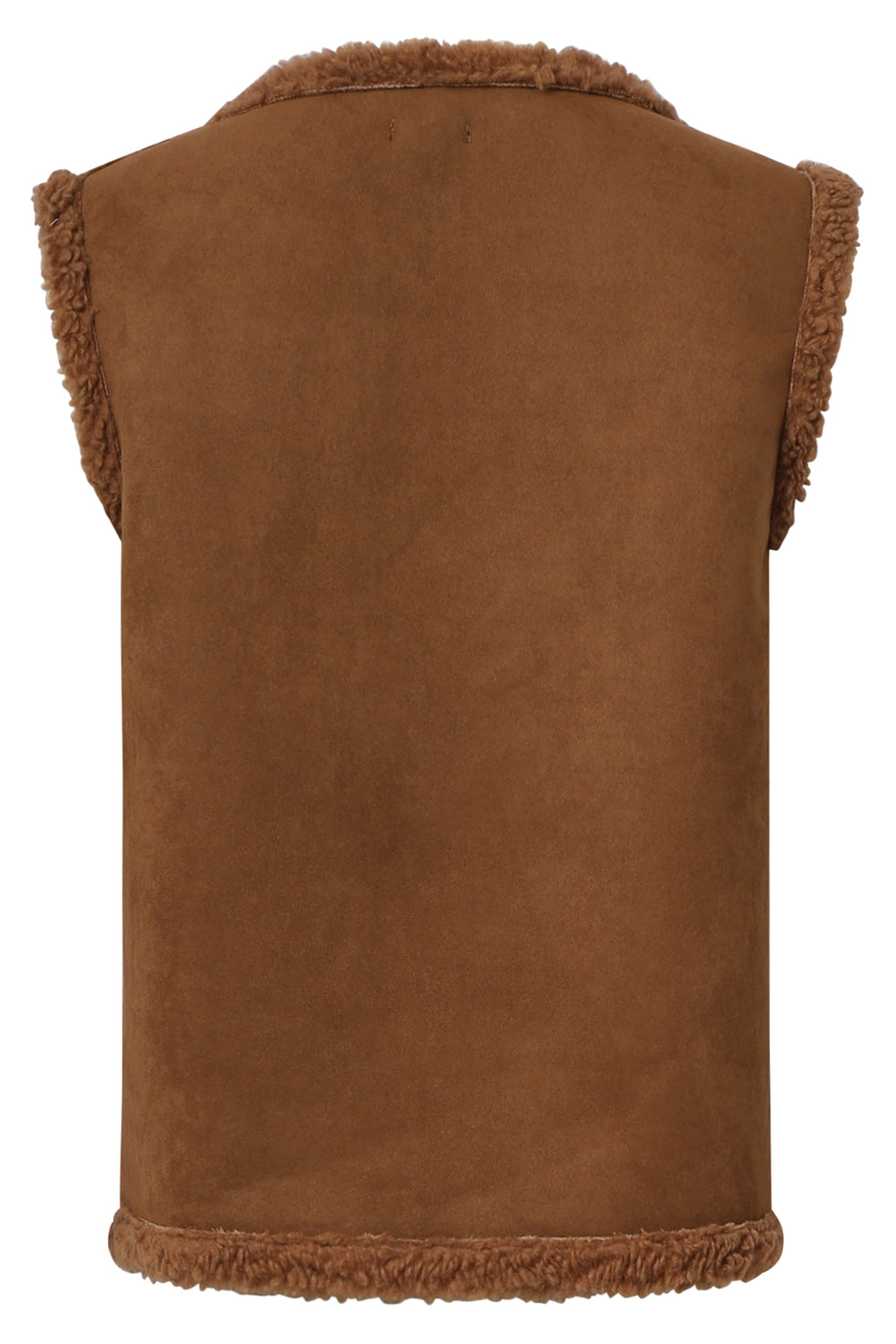25619 Smashed Lemon Dameslammy Gilet | Cognac