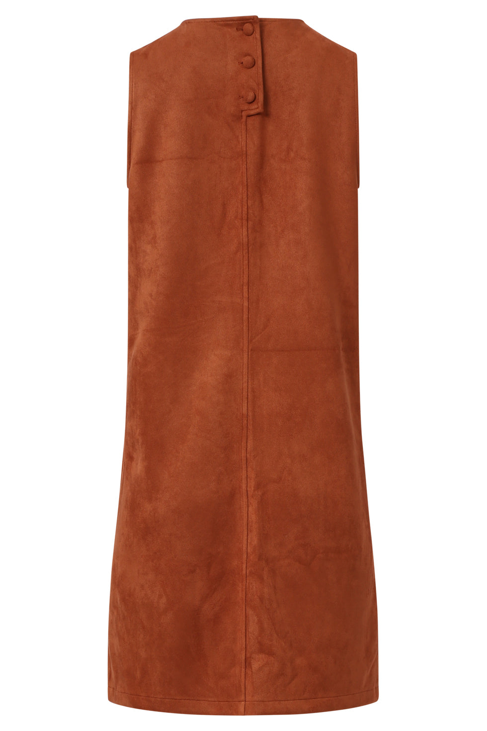 25620 Suèdine Jurk Cognac | Cognac