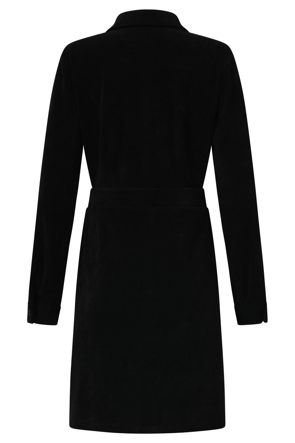 25625 Damescorduroy Overhemdjurk | Black