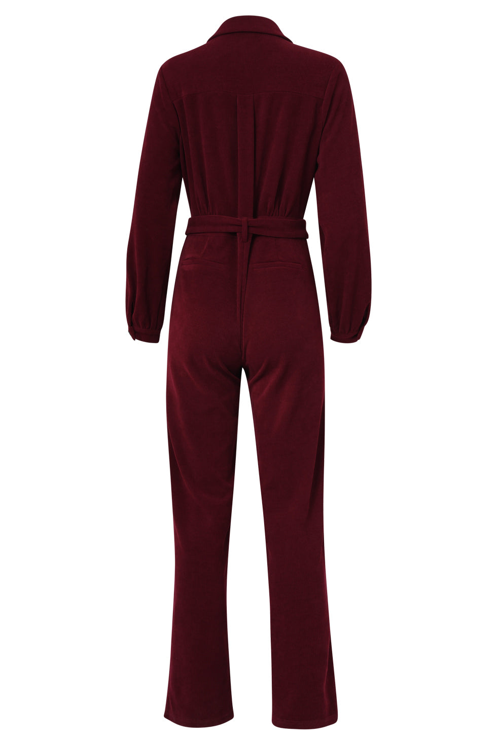 25627 Corduroy Jumpsuit | Bordeaux