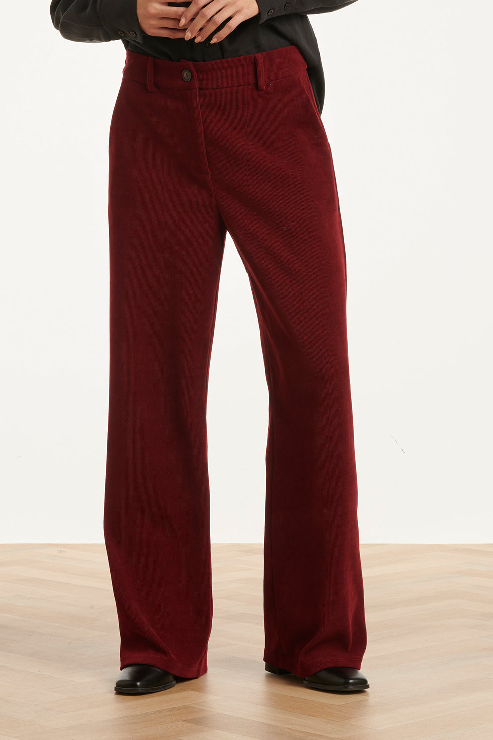 25628 Damescorduroy Broek | Bordeaux