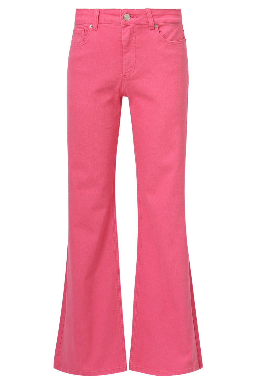 25629 Smashed Lemon Mediumblauwe Flared Jeans | Cerise