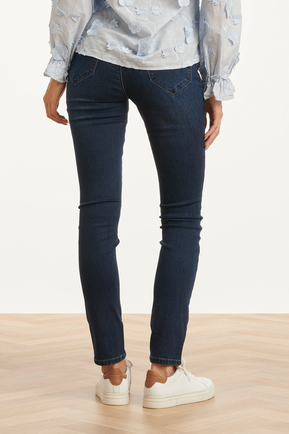 25631 Mediumblauwe Skinny Jeans | Dark Blue Denim