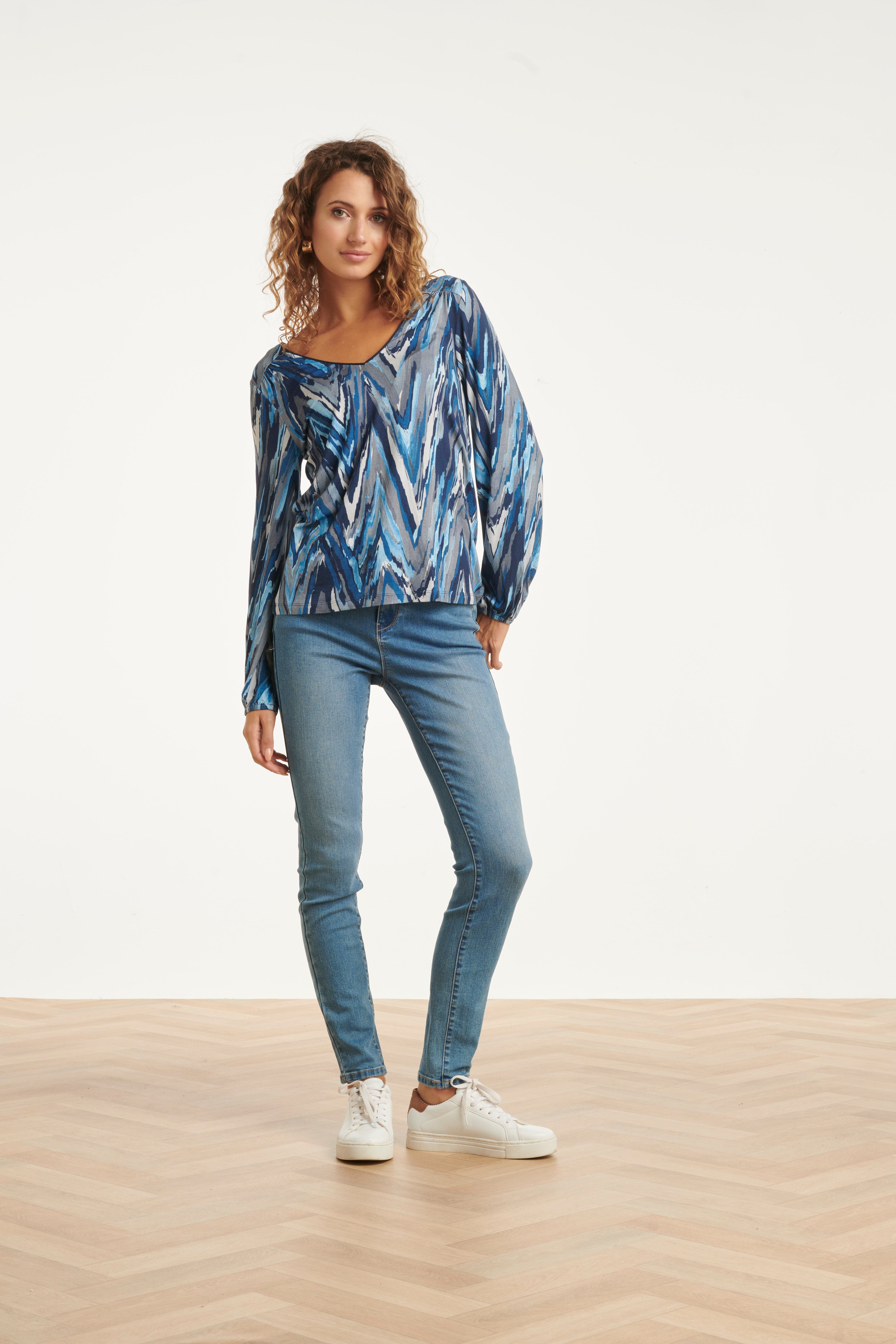 25631 Mediumblauwe Skinny Jeans | Medium Blue Denim