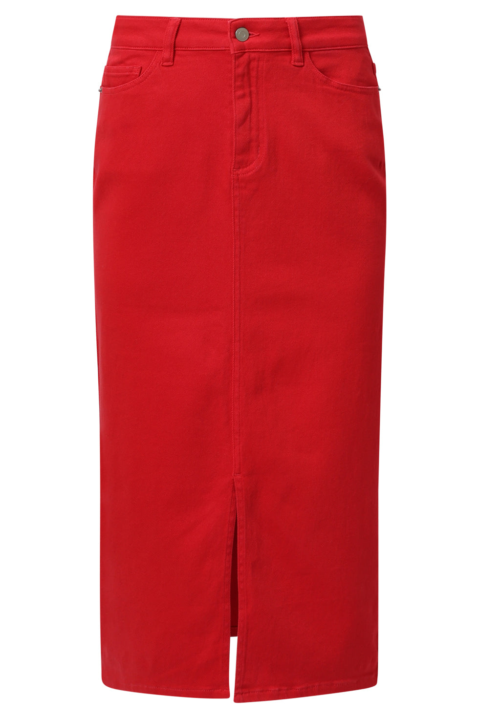 25632 Damesmidi Rok | Red