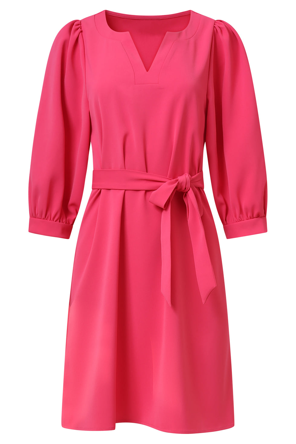 25634 Damesmarineblauwe Korte Jurk | Cerise