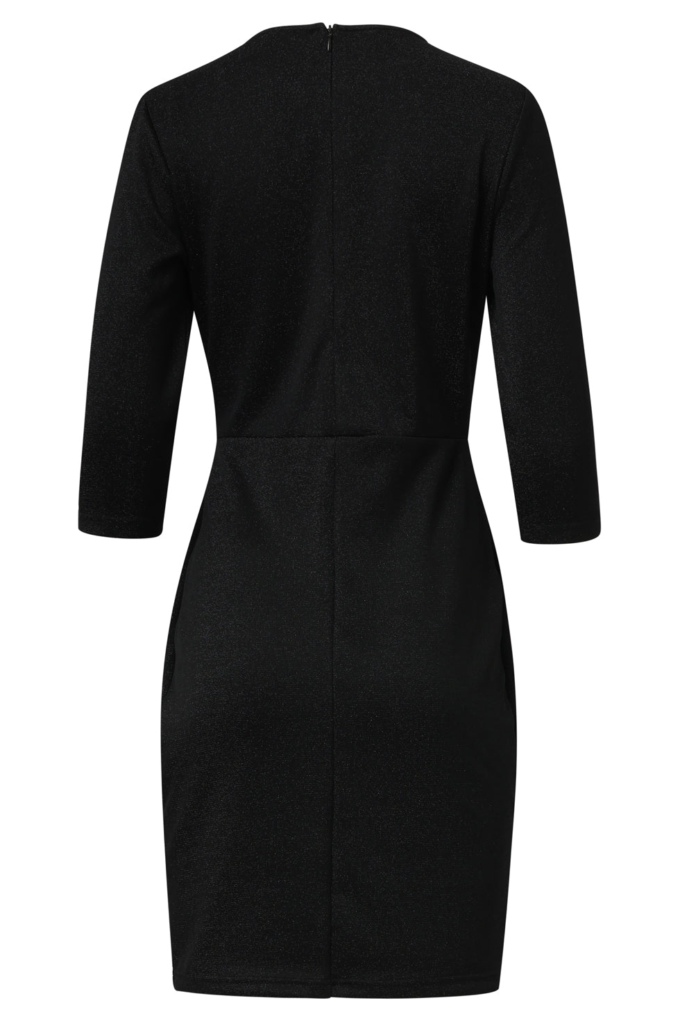 25638 Smashed Lemon Damesstijlvolle Jurk met Lurex | Black