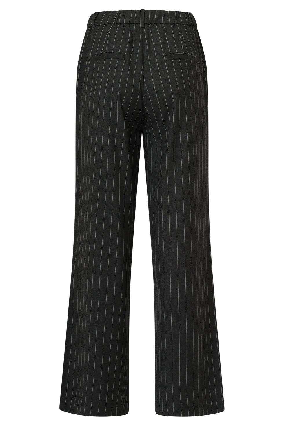 25643 Grijs En Wit Pinstriped Broek | Grey - White