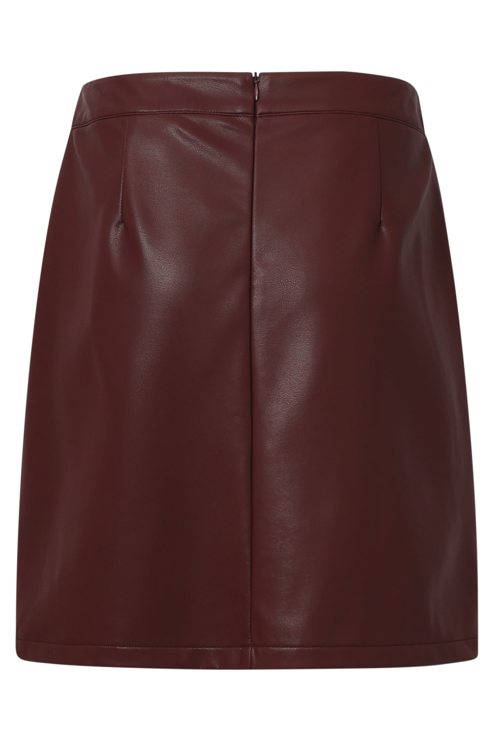 25646 Smashed Lemon Damespu Getailleerde Rok | Bordeaux