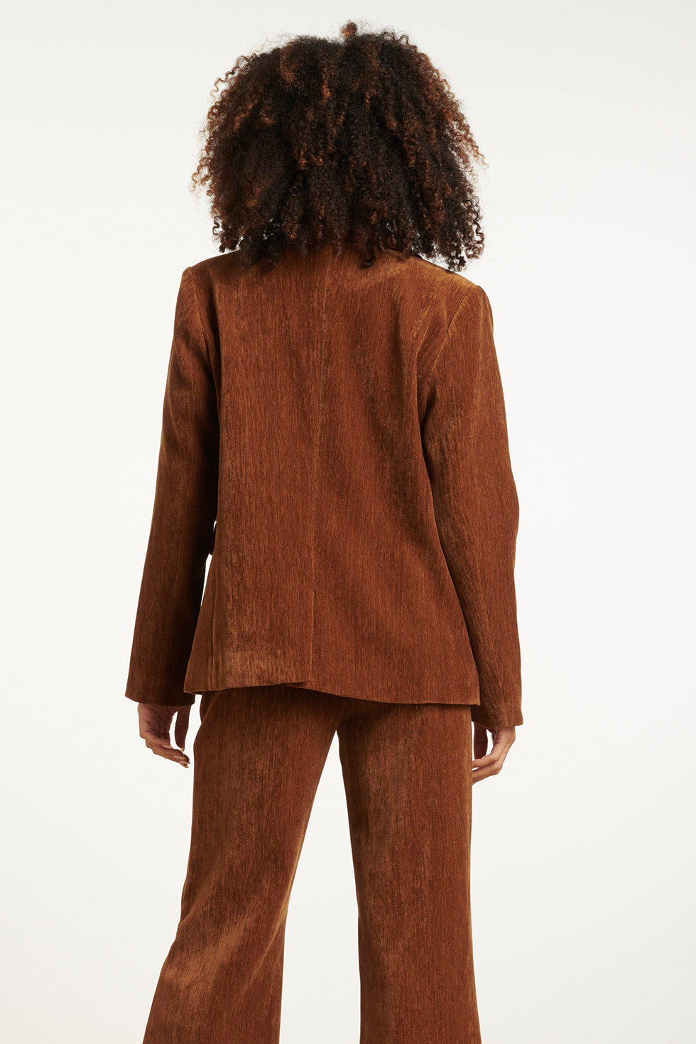 25649 Retro Chic Bruine Blazer | Brown