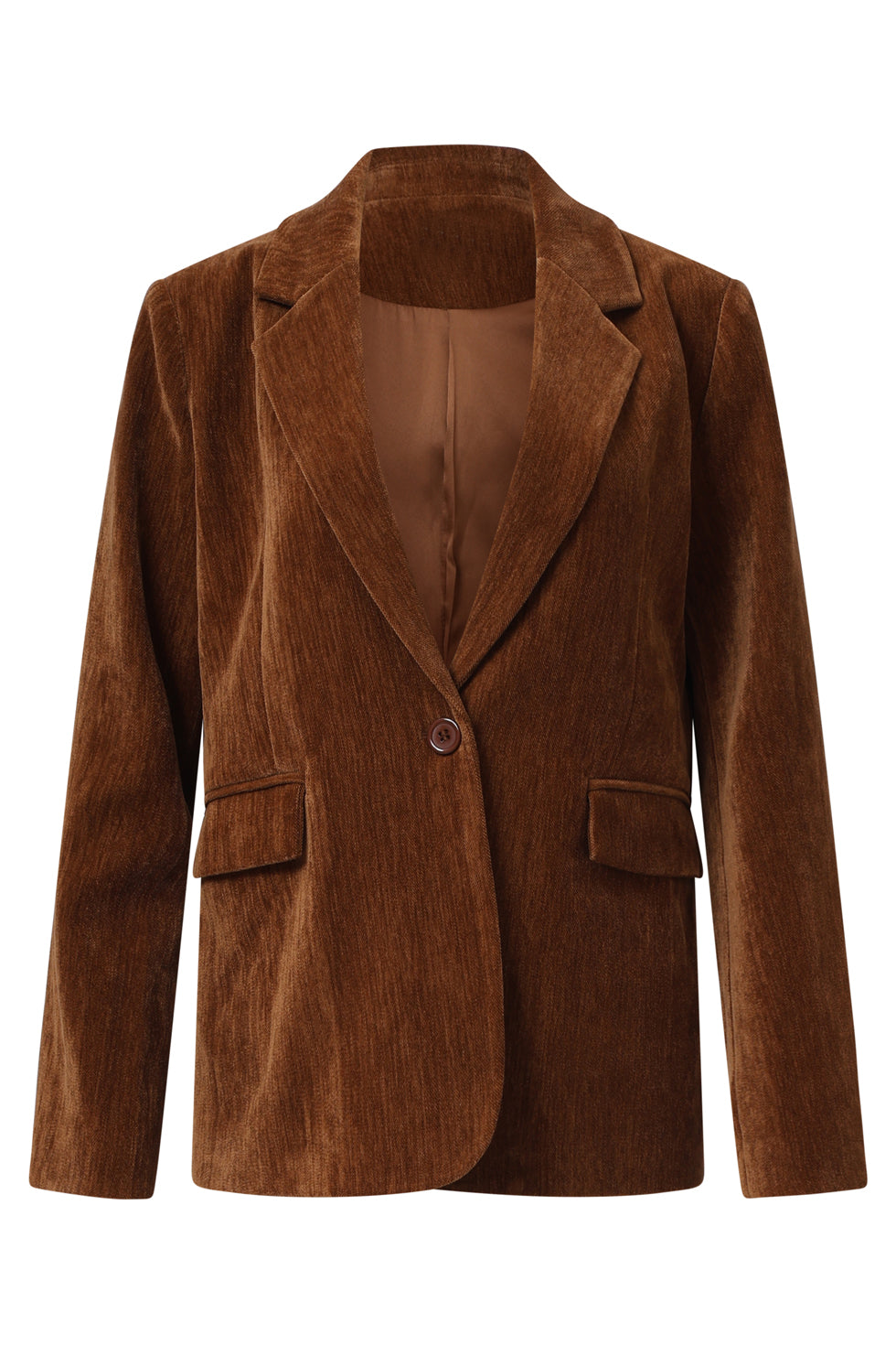 25649 Retro Chic Bruine Blazer | Brown
