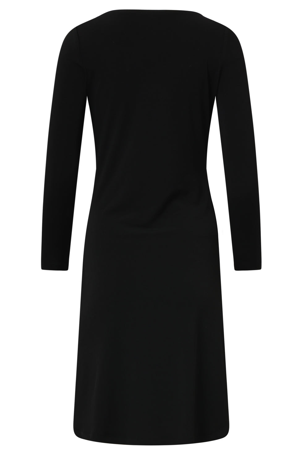 25668 Zwarte Getailleerde Elegante Jurk | Black