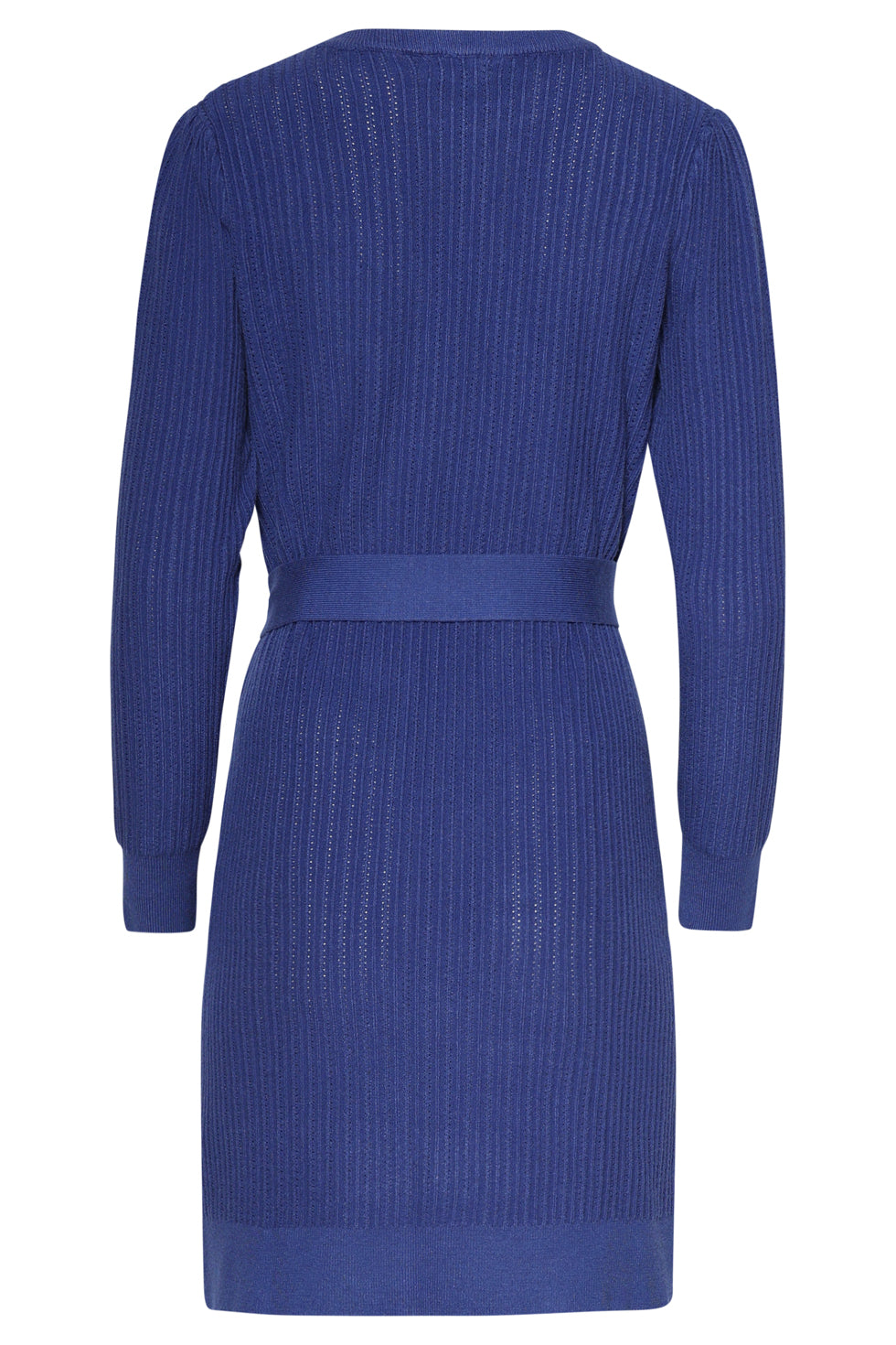 25746 – Gebreide Jurk Met Ceintuur | Navy