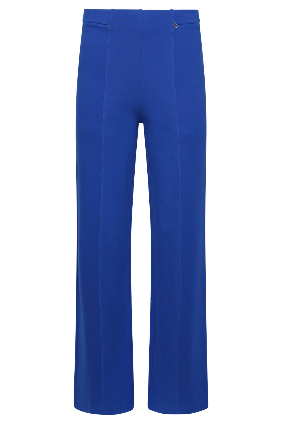 25751 – Soepele Broek Met Wijde Pijp | Cobalt