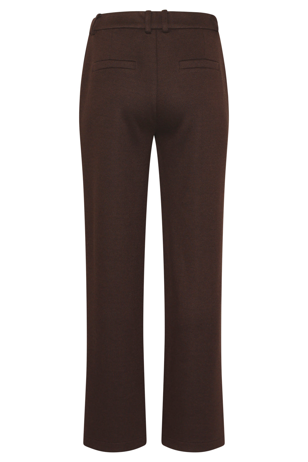 25755 – Smashed Lemon Broek met visgraatstructuur | Brown