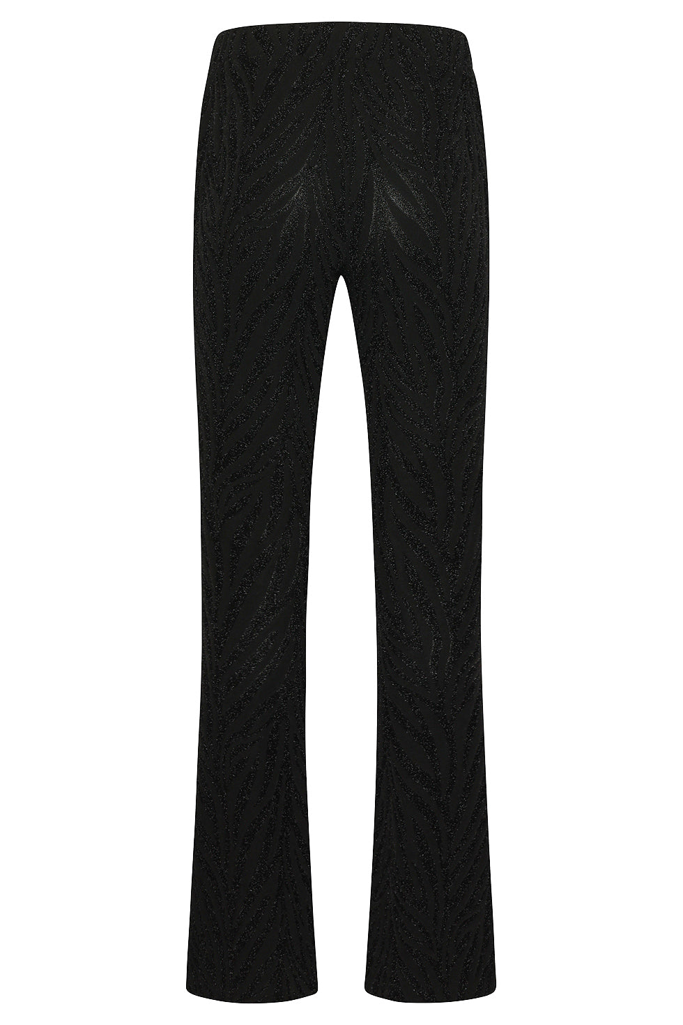 25756 – Broek Met Jacquard Dessin | Black