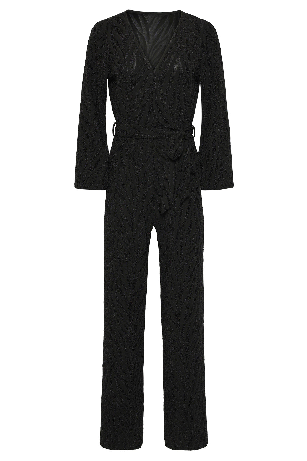 25757 – Smashed Lemon Jumpsuit met tailleaccent | Black