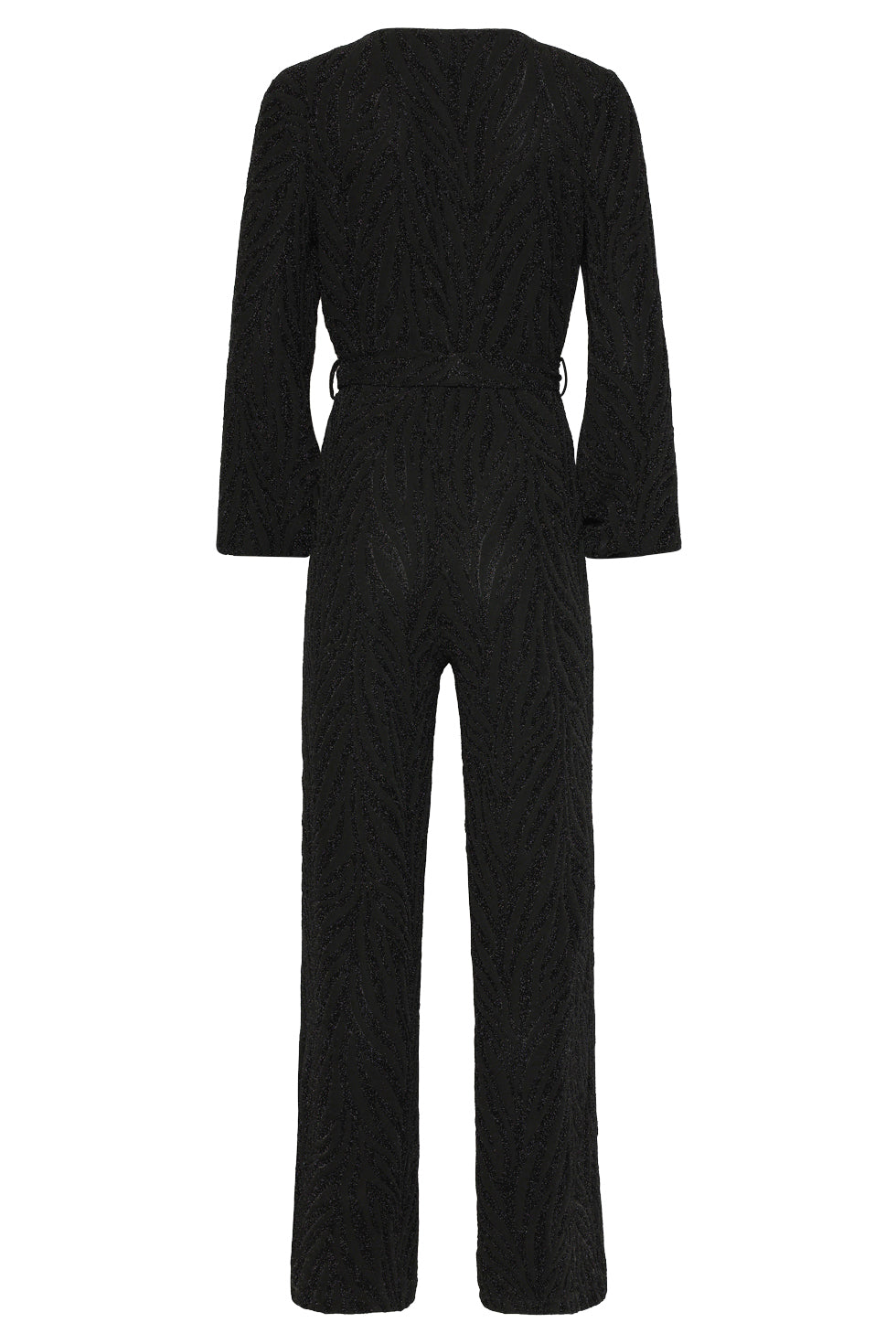 25757 – Smashed Lemon Jumpsuit met tailleaccent | Black