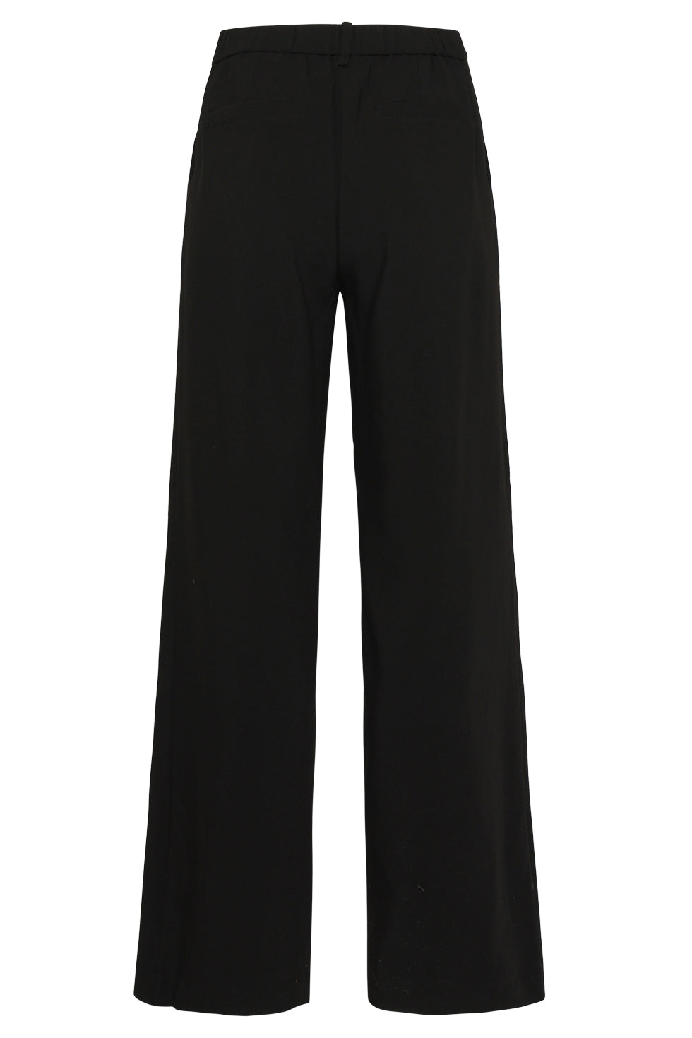 25759 – Pu Broek Met Rechte Pijp | Black