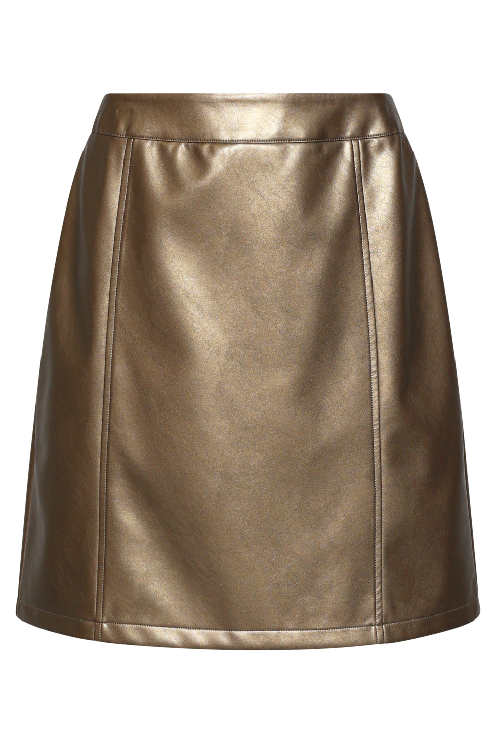 25761 – Pu Rok Met Metallic Look | Gold