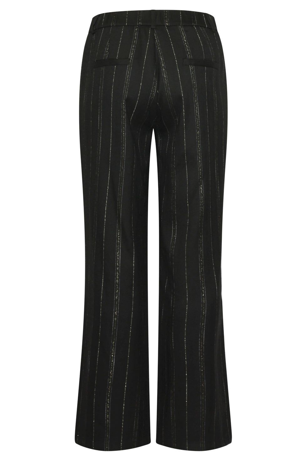 25779 – Broek Met Fijn Streepdessin | Black
