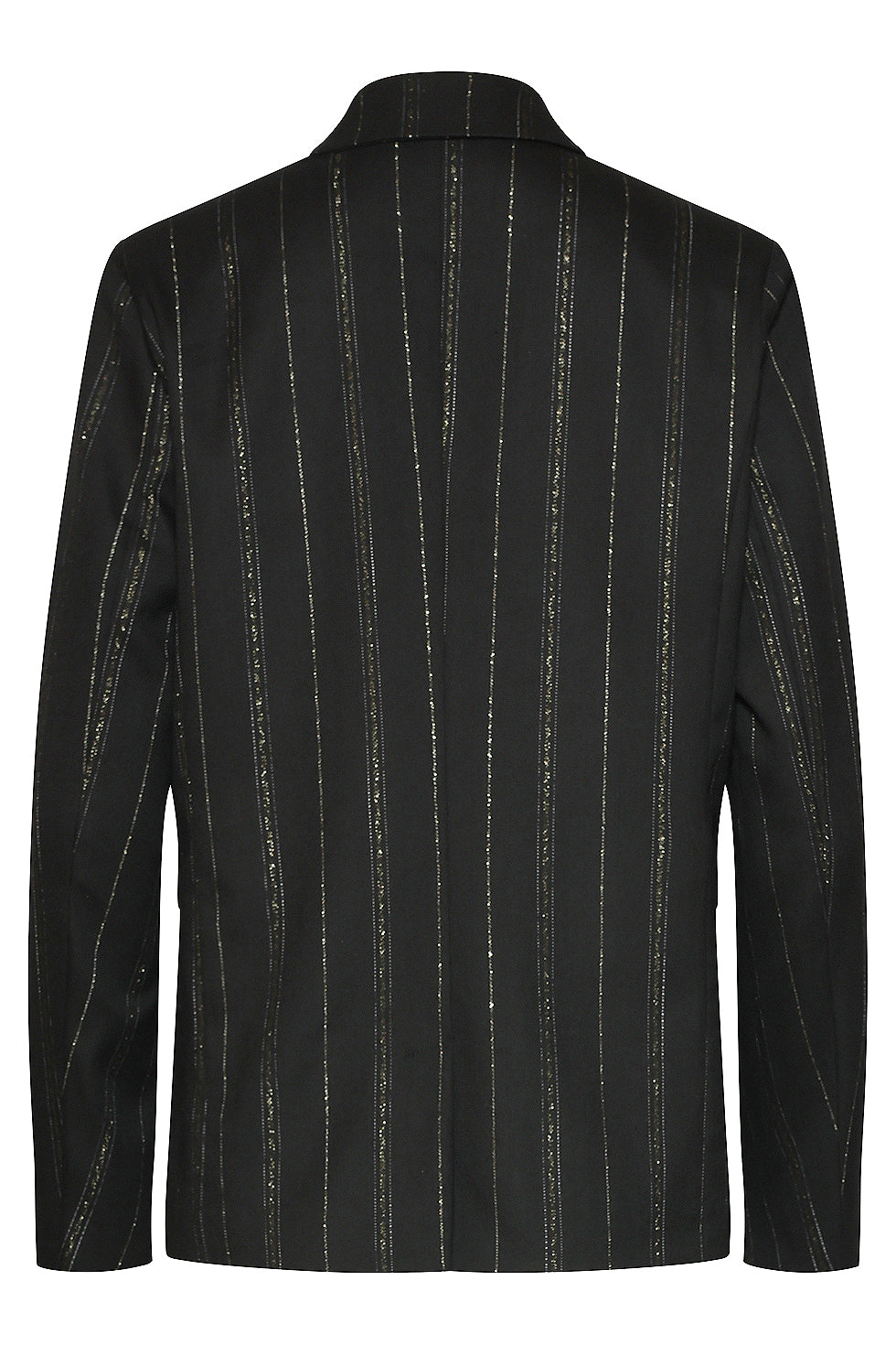 25780 – Blazer Met Subtiel Streepdessin | Black