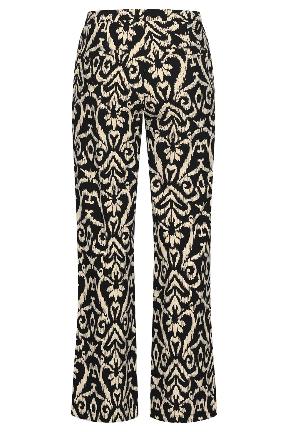 25812 – Travel Broek Met Aztec-Print | Black - Sand