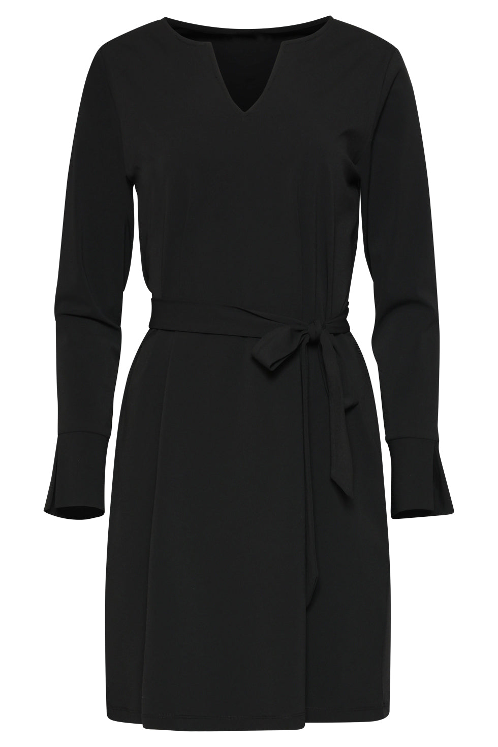 25818 – Travel Jurk Met Ceintuur | Black