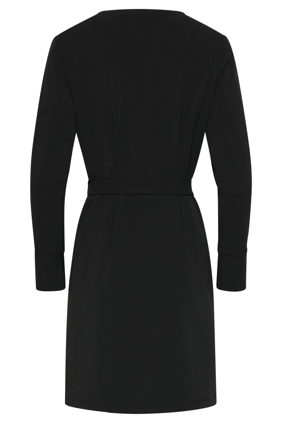 25818 – Travel Jurk Met Ceintuur | Black