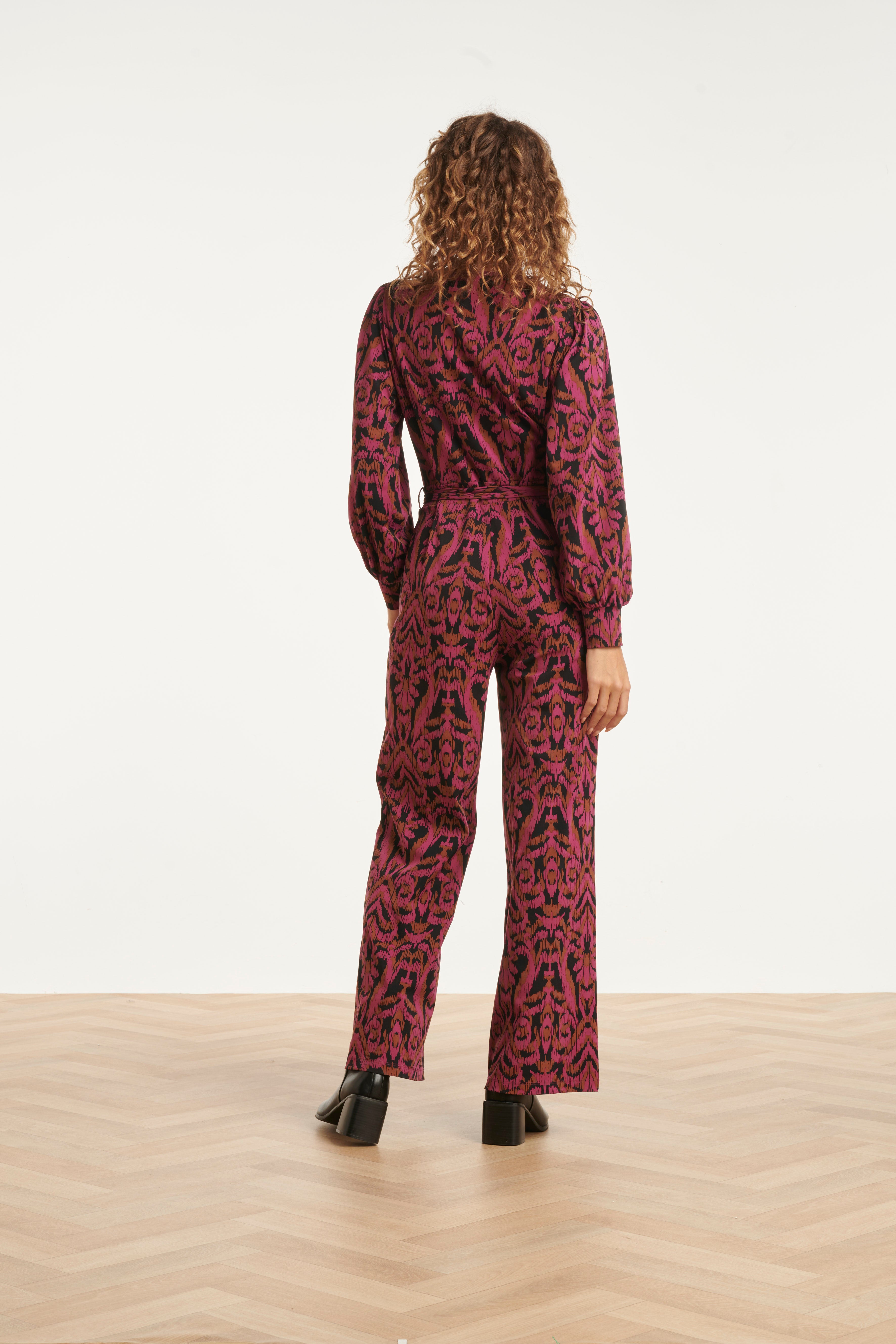 25820 – Travel Jumpsuit | Aubergine - Muticolour