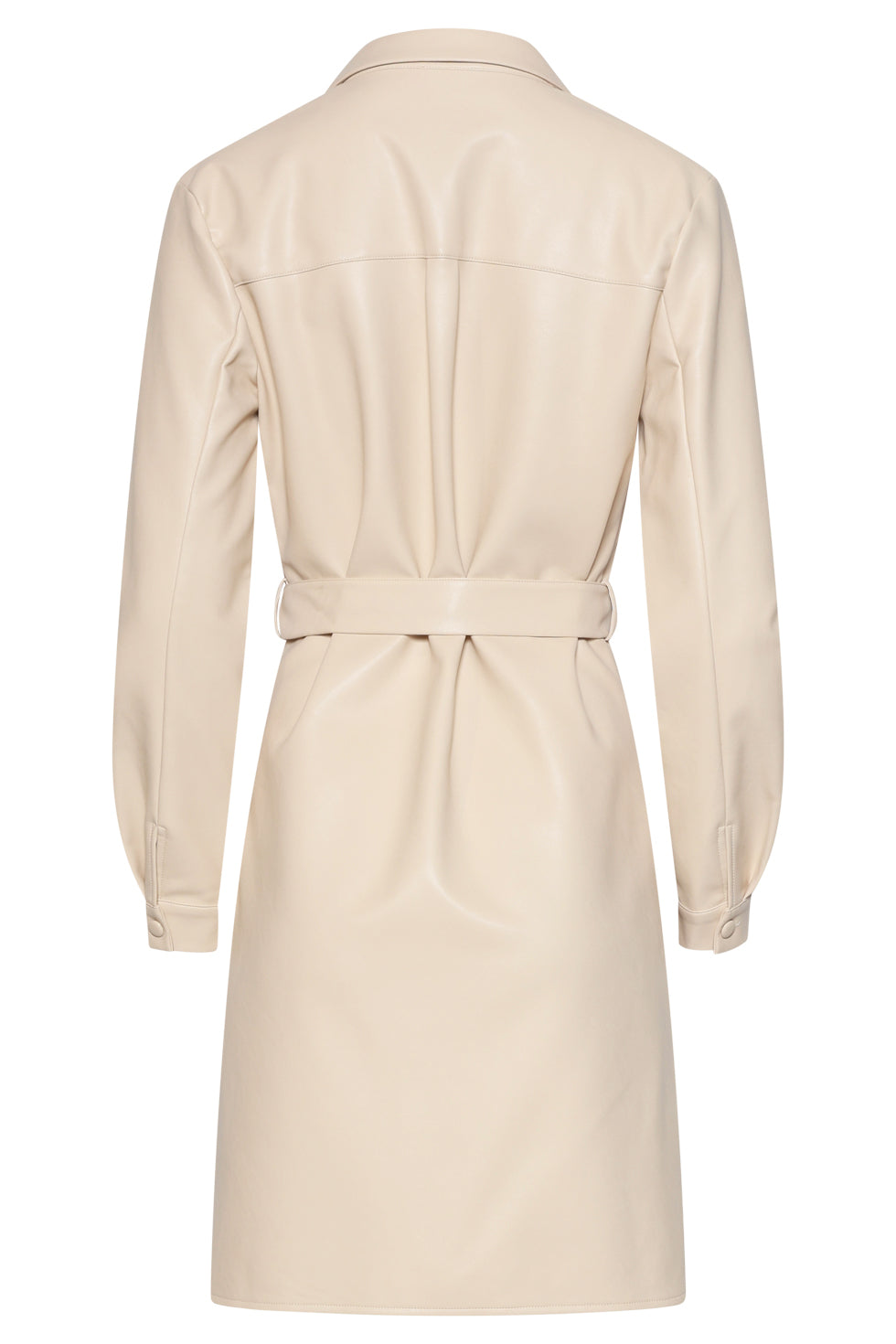 25822 – Pu Jurk Met Ceintuur | Off White