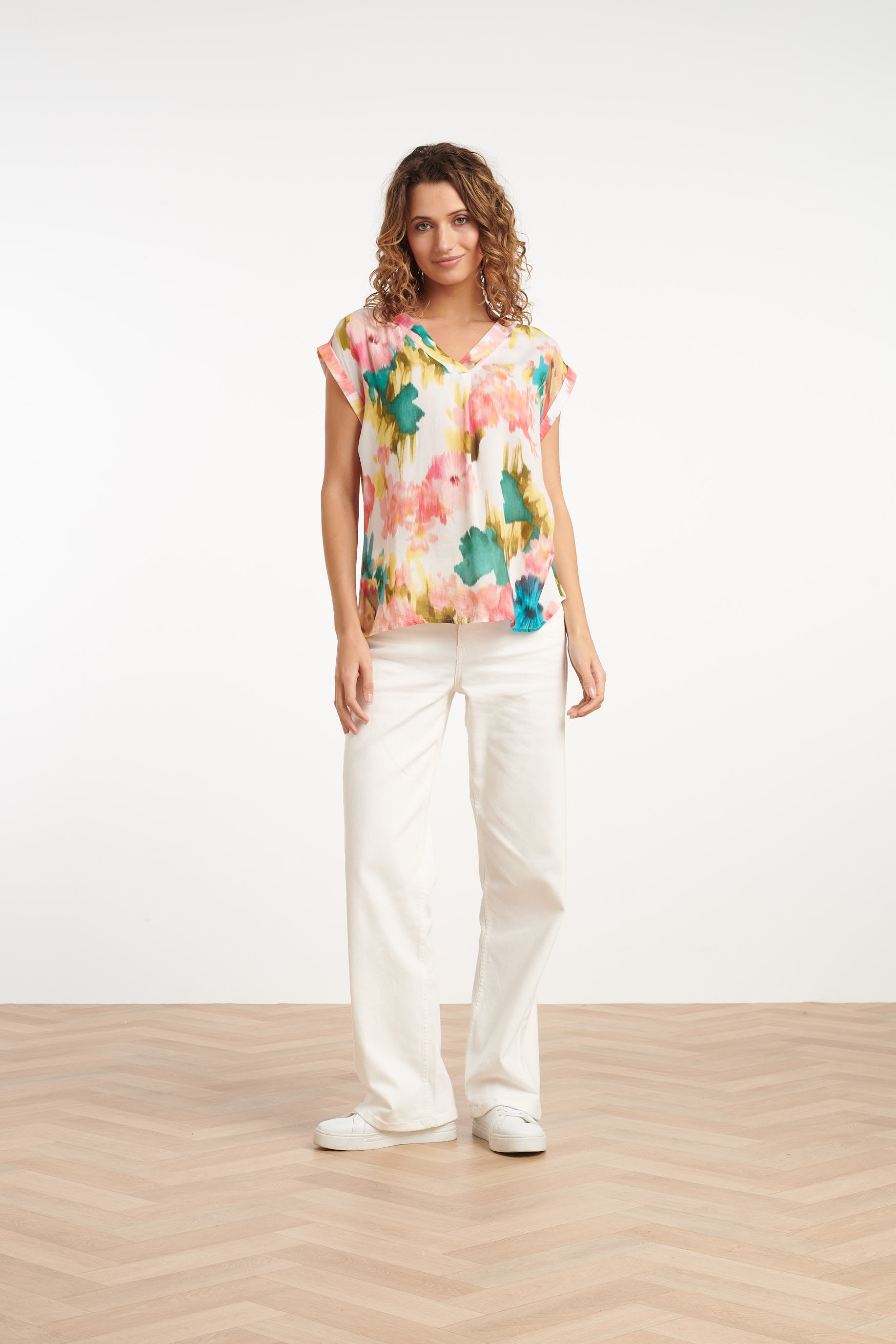 35020, Tops | Off-White-Multicolour
