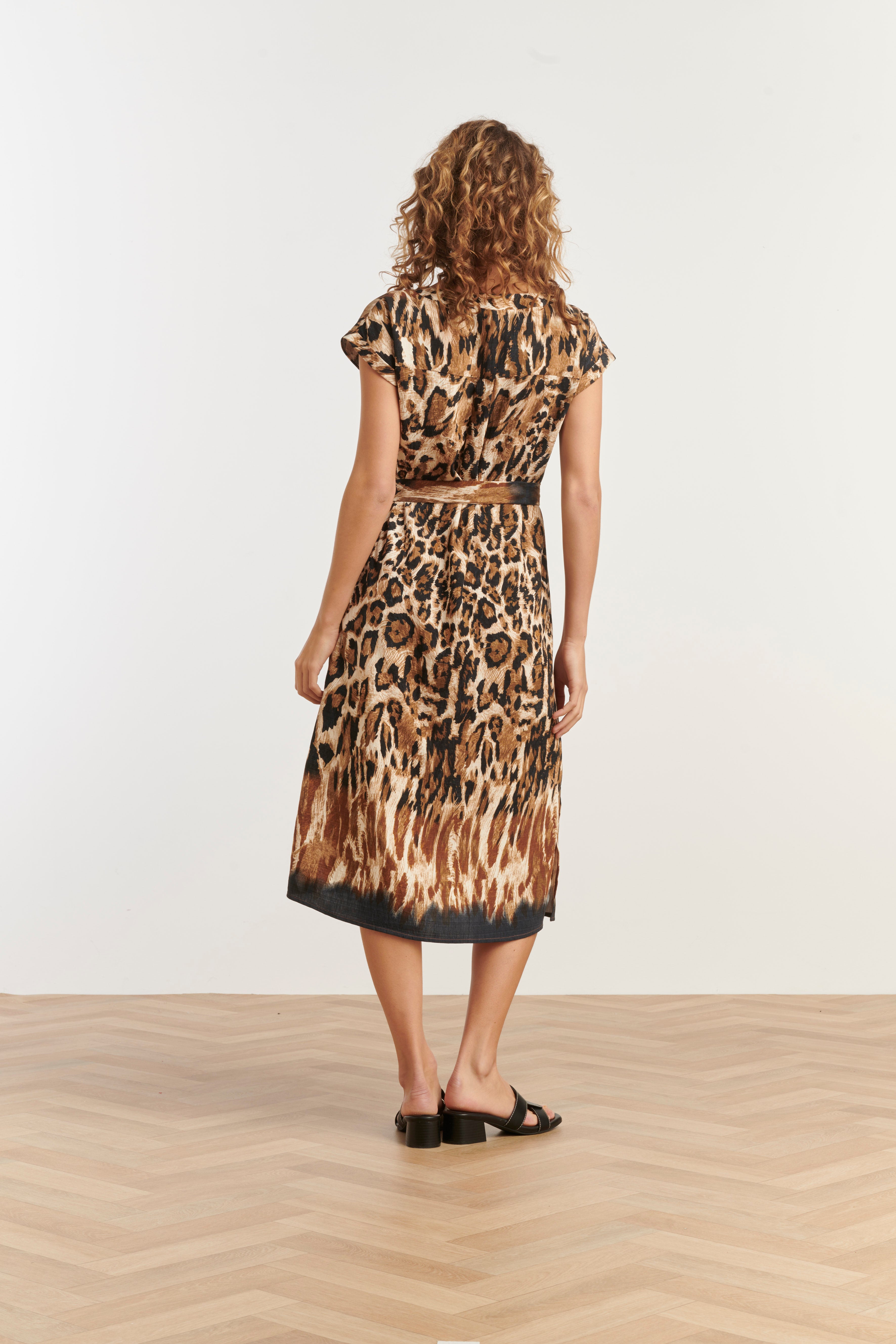 35112, Jurken | Sand-Multicolour