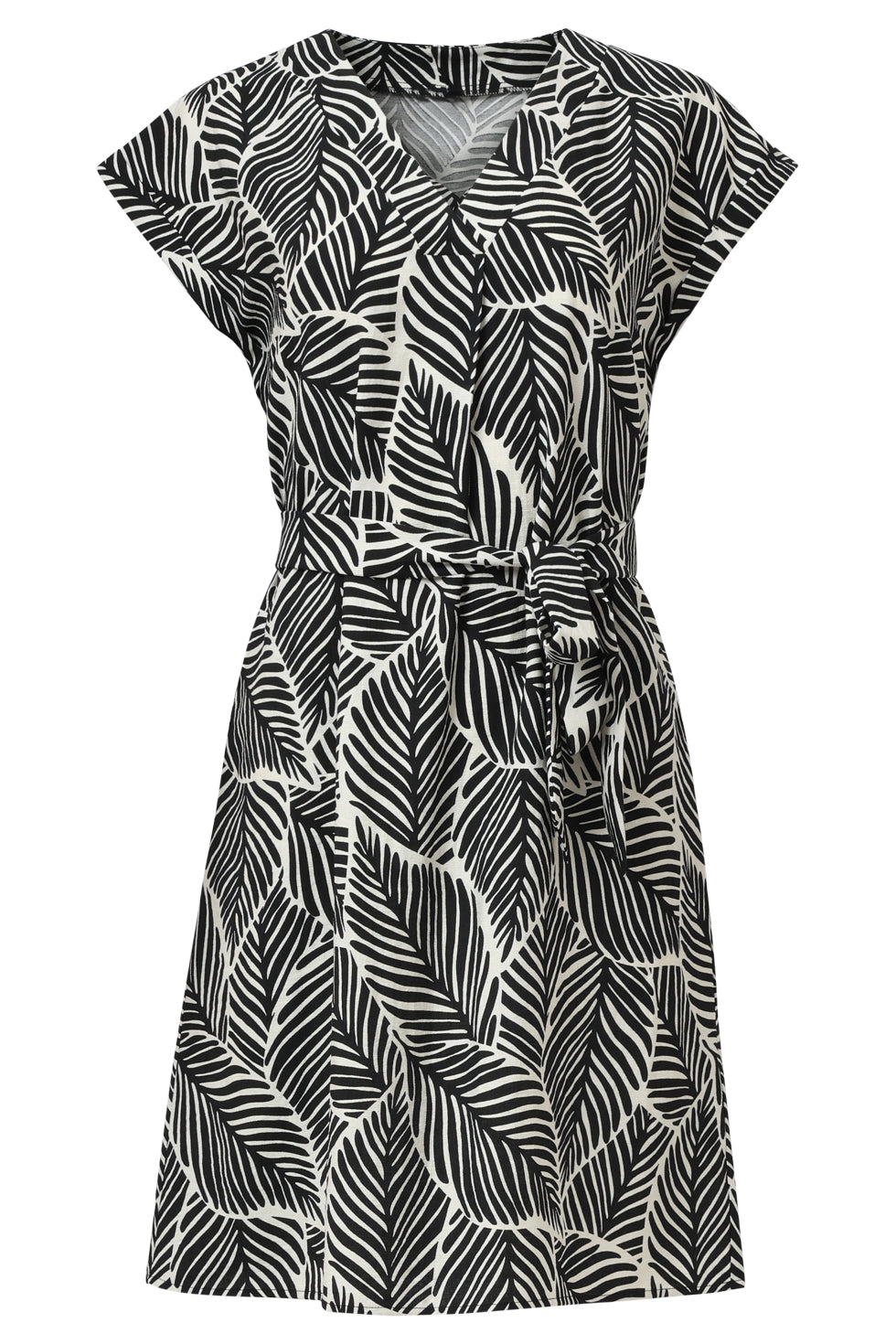 35141, Jurken | Offwhite-Black