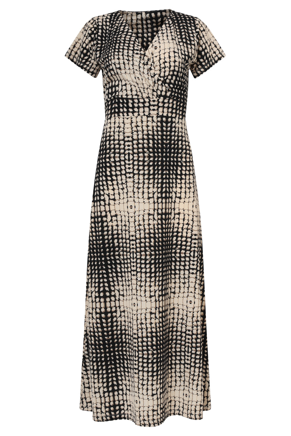 35151, Jurken | Black-Off-White