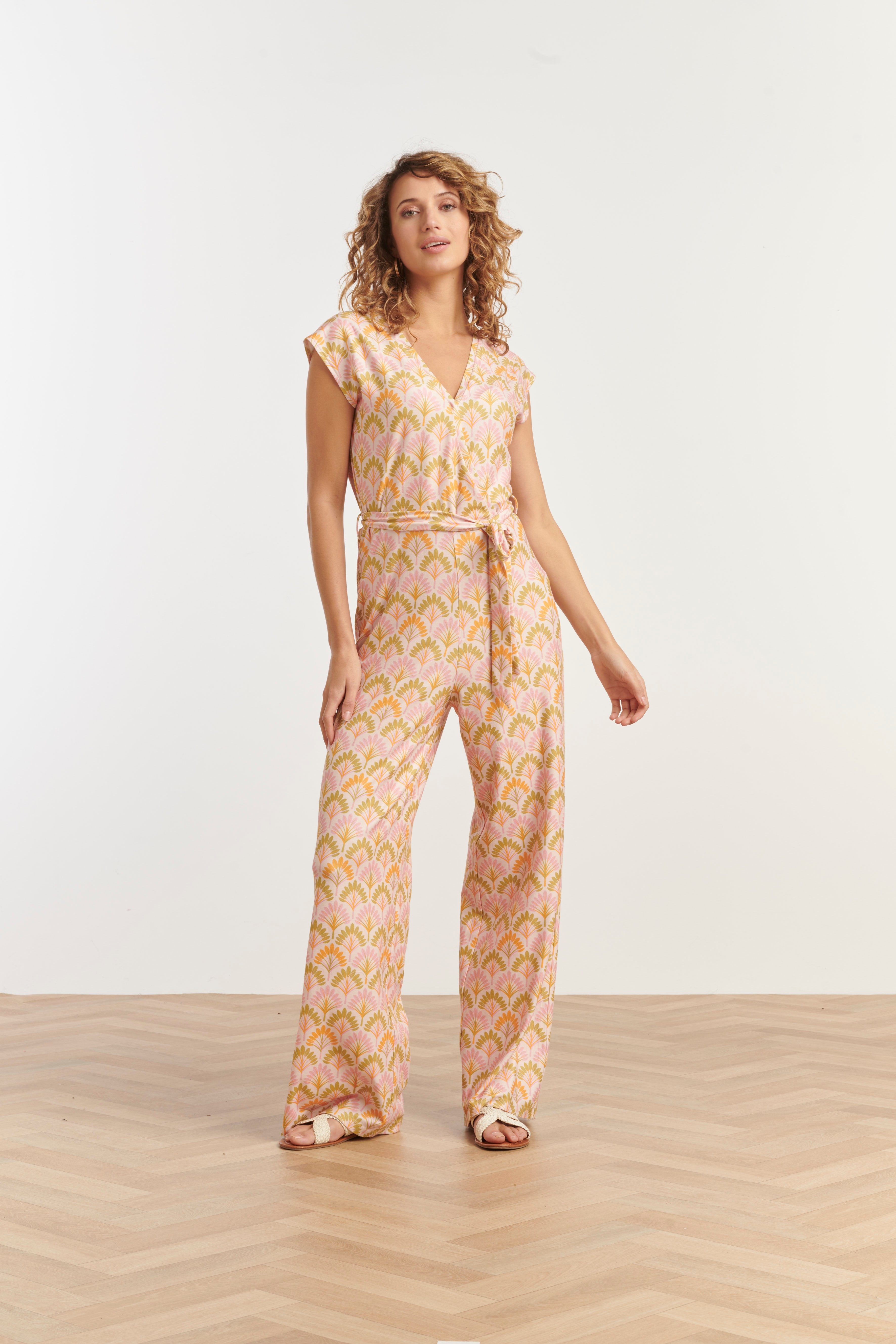 35189, Jumpsuits | Sand - Muticolour