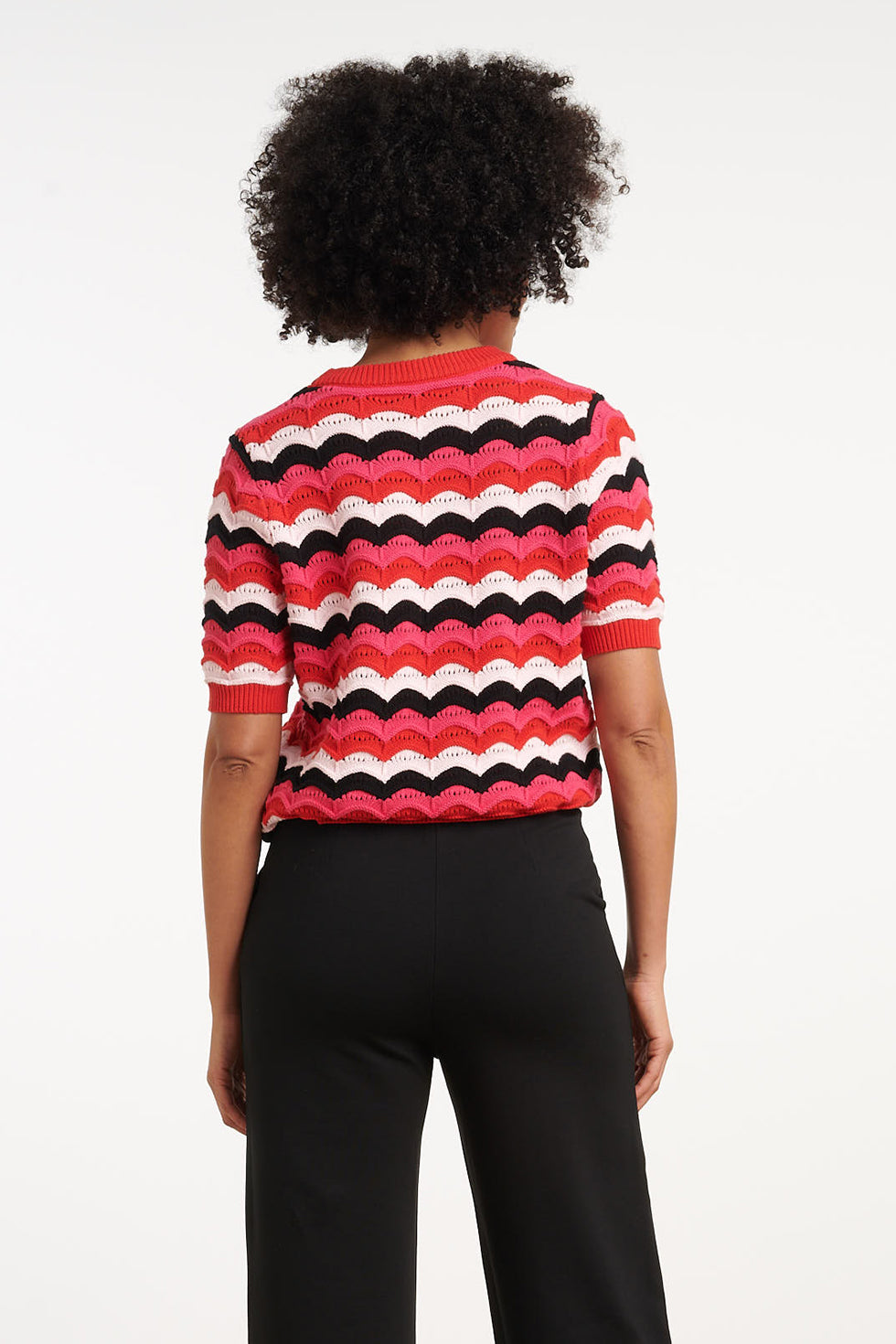 35198, Tops | Pink-Multicolour