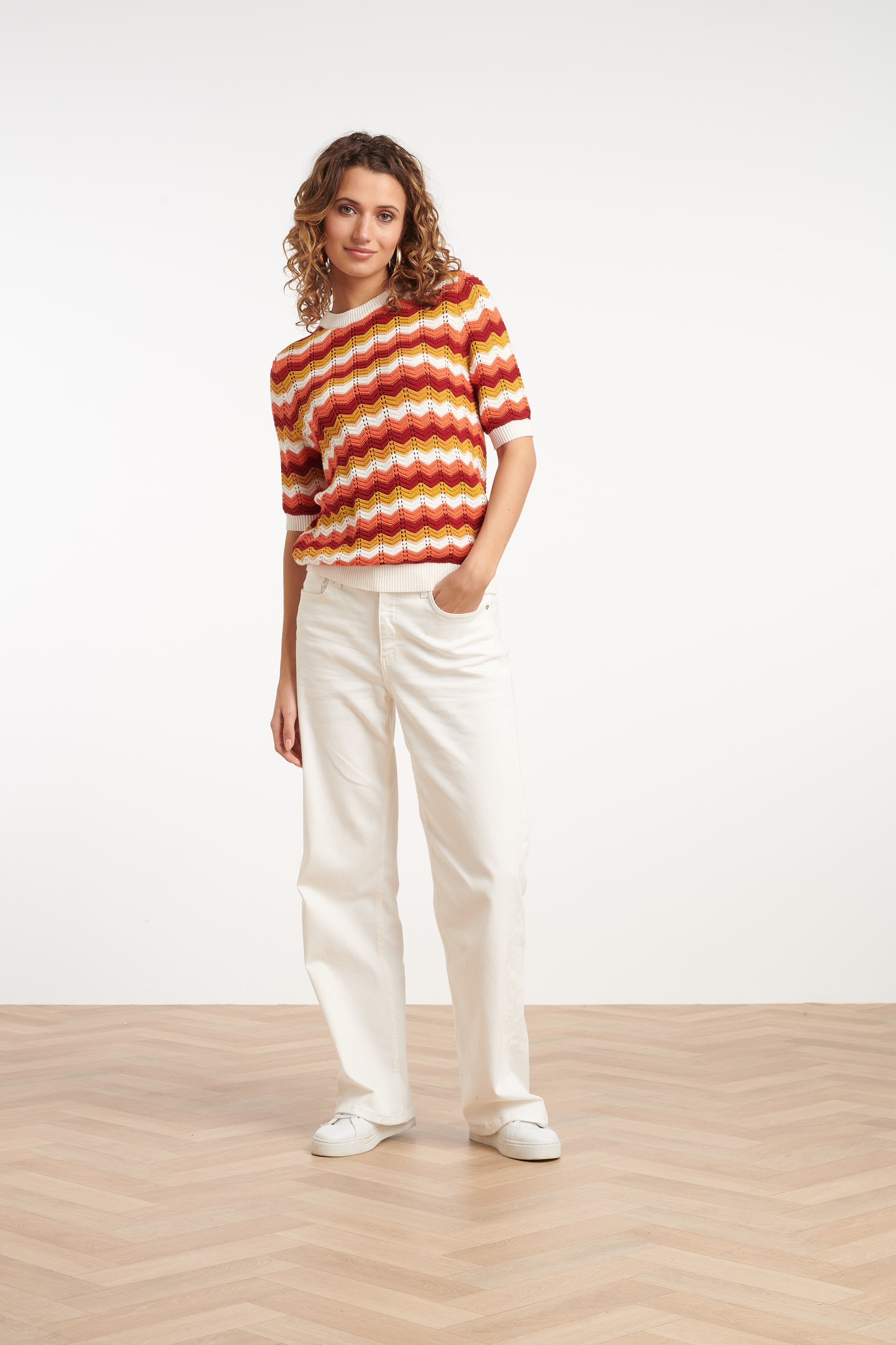 35199, Tops | Red-Multicolour