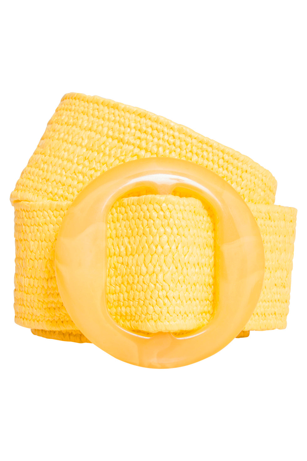 53016 Stretchriem Met Marmeren Buckle | Yellow