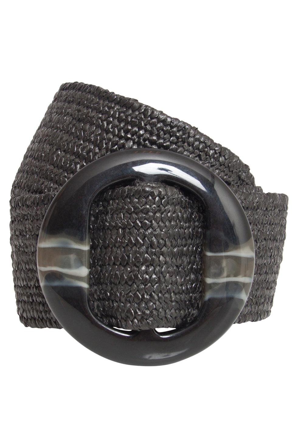 53017 E Stretchriem Met Marmeren Buckle | Black