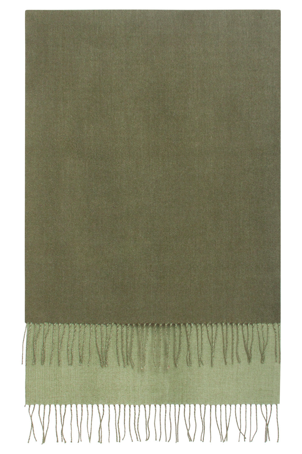 55215 Leger Sjaal Met Franjes | Army Green